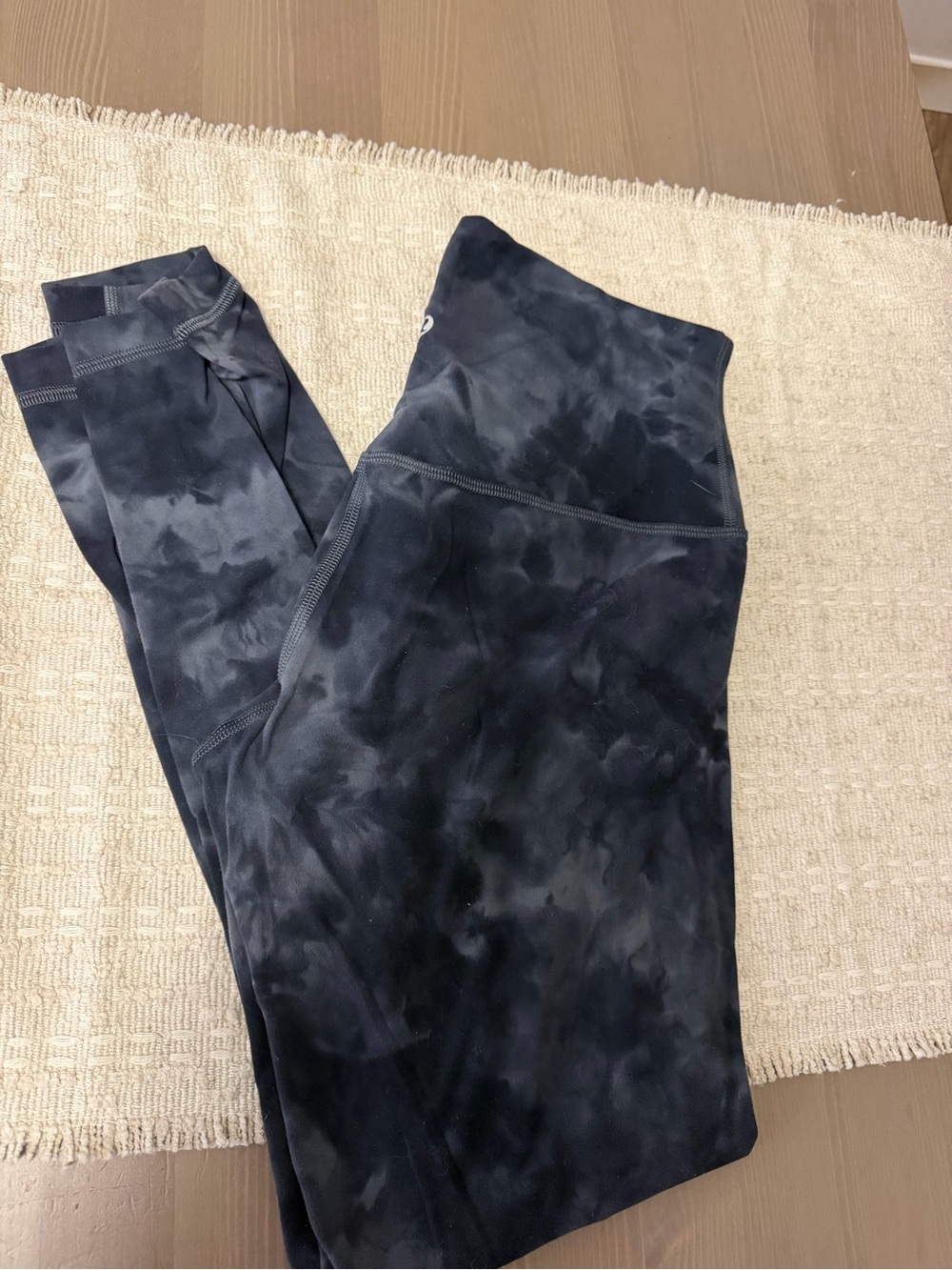 lululemon athletica Black Tie-Dye High-Rise align Leggings